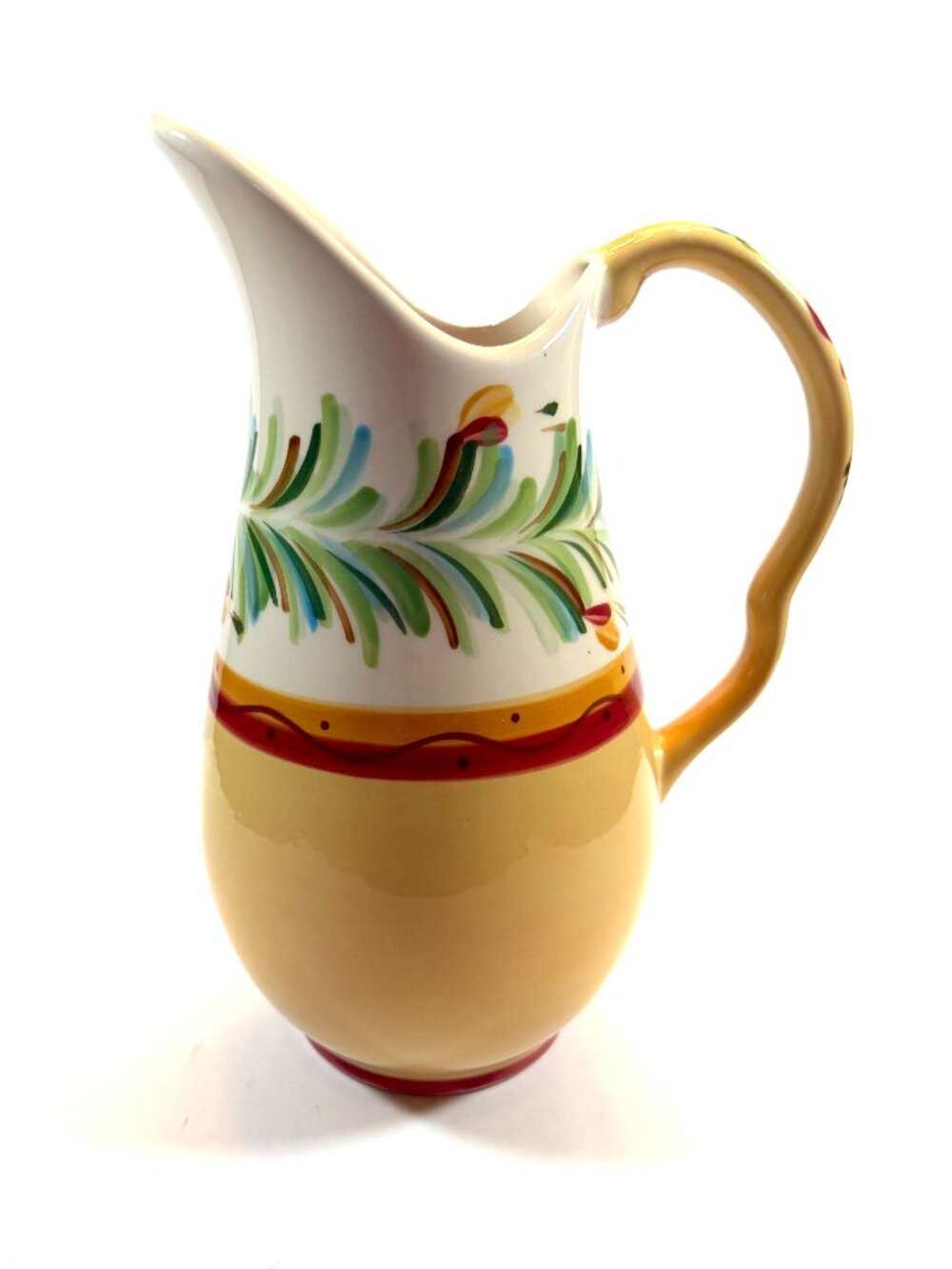Southern Living At Home Gail Pittman Hand-Painted Siena Carafe Pitcher - 80oz.